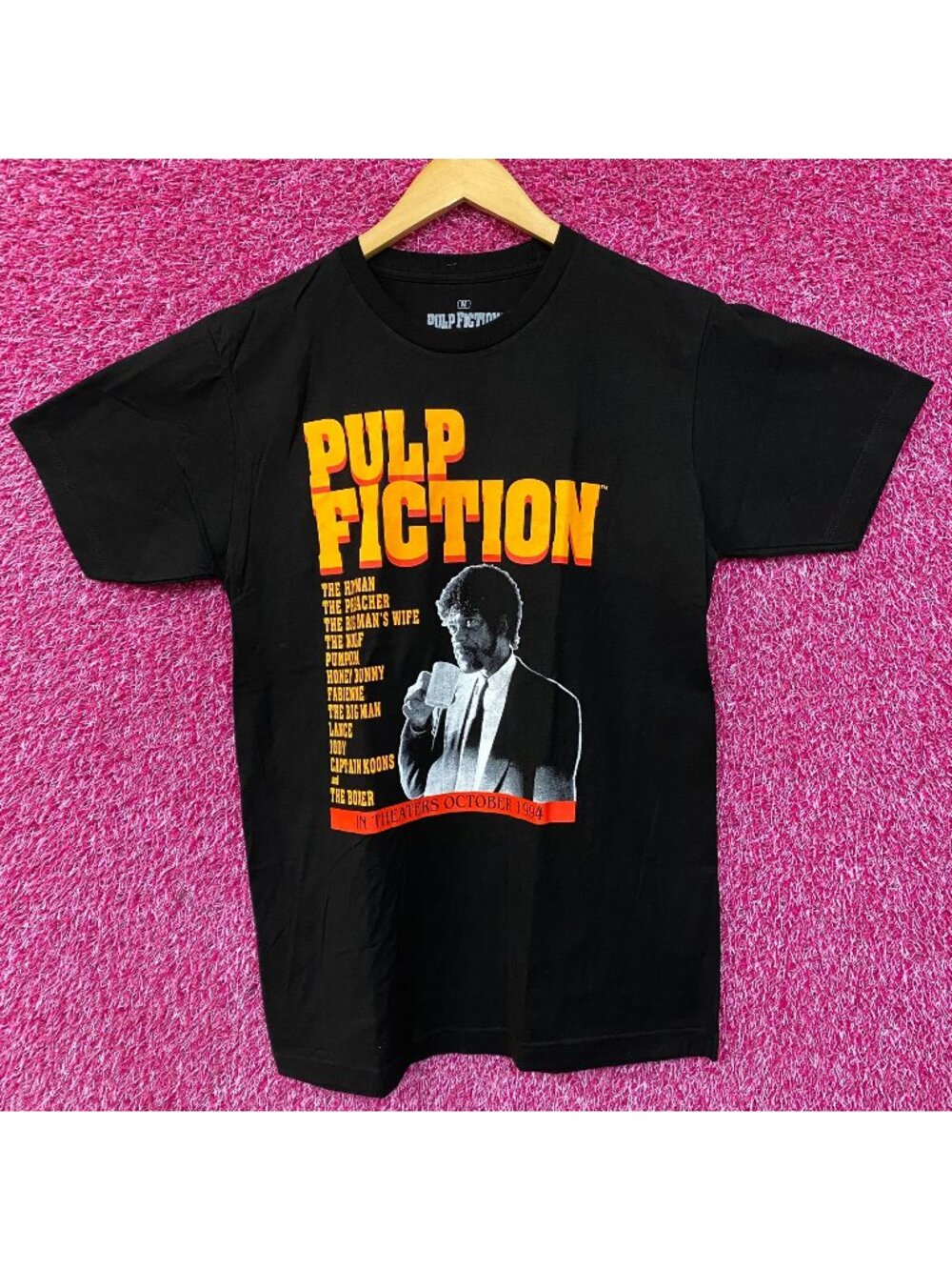 Pulp Fiction Jules Diner Scene Retro 90's Movie T Shirt Medium